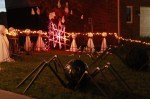 PVC Pipe Racing Spider lit up at&nbsp;night